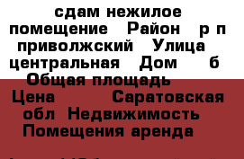 сдам нежилое помещение › Район ­ р.п.приволжский › Улица ­ центральная › Дом ­ 12б › Общая площадь ­ 90 › Цена ­ 450 - Саратовская обл. Недвижимость » Помещения аренда   